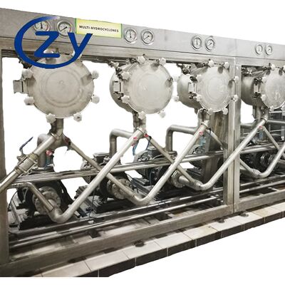 অপ্টিমাইজড টিউবার ফসল বিভাজন সঙ্গে কাস্টমাইজযোগ্য স্টার্চ মাল্টিসাইক্লোন