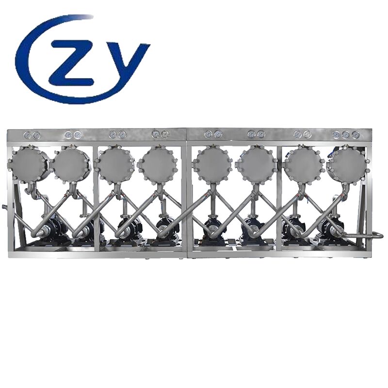 হাই-প্রিসিশন সেগ্রেগেশন স্টার্চ রিফাইনিং মেশিন ক্যাসাভা স্টার্চ প্রসেসিং মেশিনের জন্য হাইড্রোসাইক্লোন স্টেশন