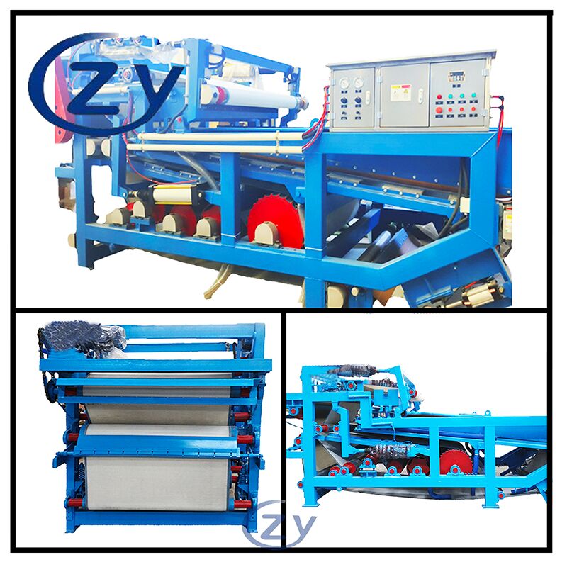 শিল্প ক্যাসাভা ফাইবার ডিহাইড্রেশন এবং স্ল্যাগ ট্রিটমেন্টের জন্য স্টেইনলেস স্টিল বেল্ট ডিহাইড্রেশন ফিল্টার