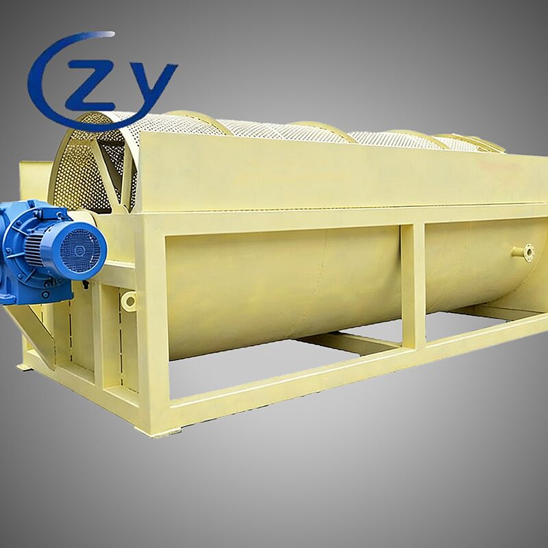 শিল্প স্টার্চ উৎপাদনের জন্য কাউন্টারকারেন্ট পিলিং প্রক্রিয়া সহ ফুড-গ্রেড স্টেইনলেস স্টিল রোটারি কাসাভা পিলার