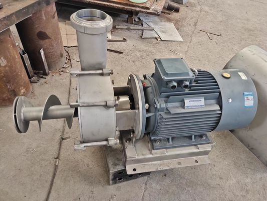 পরিবহন কাসাভা স্লুরি ফাইবারের জন্য 15kw শর্ট স্ক্রু প্রেস পাম্প