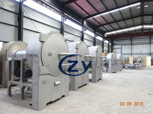 120 মাইক্রোন লেজার স্ক্রীন SS304 সহ 37kw মোটর কাসাভা স্টার্চ নিষ্কাশন সরঞ্জাম